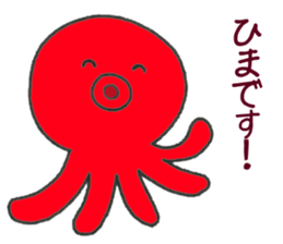 Squid, Octopus, Animals. sticker #13678519