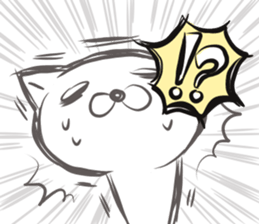 Suitable cat Good-bye, the volume sticker #13678716