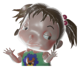SANDY -Cute Girl- sticker #13679145