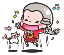 Momo and Mewmew sticker #13679302