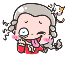 Momo and Mewmew sticker #13679307