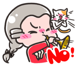 Momo and Mewmew sticker #13679316