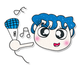 Mr. Mikio. Good luck! sticker #13679407