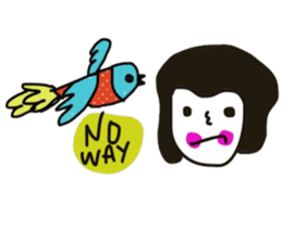 Nuchy the mermaid I sticker #13679675