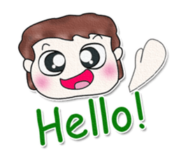 Mr. Satoru. Good luck.^__^ sticker #13679702