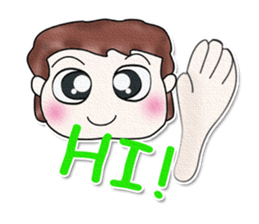 Mr. Satoru. Good luck.^__^ sticker #13679705