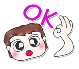 Mr. Satoru. Good luck.^__^ sticker #13679720