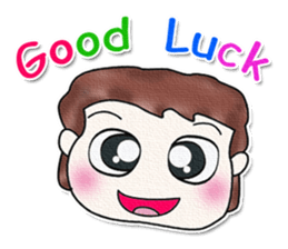 Mr. Satoru. Good luck.^__^ sticker #13679736