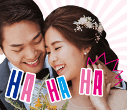 Kuoyi & Elaine's Wedding Stickers sticker #13680037