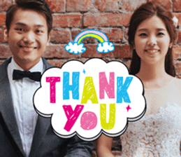 Kuoyi & Elaine's Wedding Stickers sticker #13680040