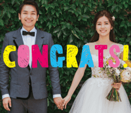 Kuoyi & Elaine's Wedding Stickers sticker #13680045