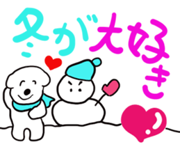 Bichon Frise sticker part7 sticker #13680769