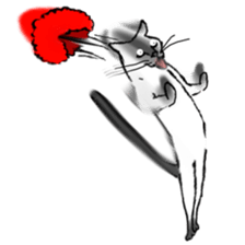 Afro cat sticker sticker #13681107