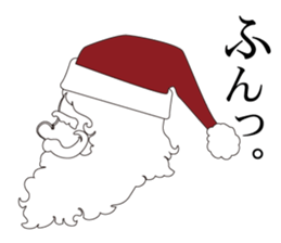 Tired Santa sticker #13681543