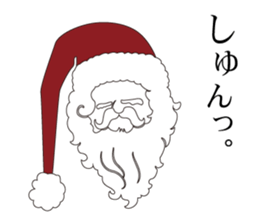 Tired Santa sticker #13681544