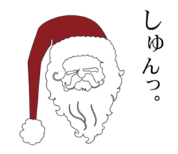Tired Santa sticker #13681544