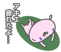 "AKIE" only name sticker sticker #13681635