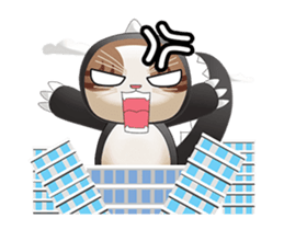 Ugly Fat Cat sticker #13681686