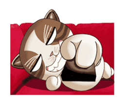 Ugly Fat Cat sticker #13681687