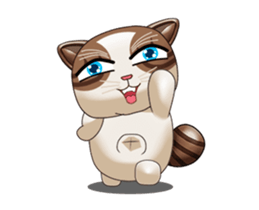 Ugly Fat Cat sticker #13681694