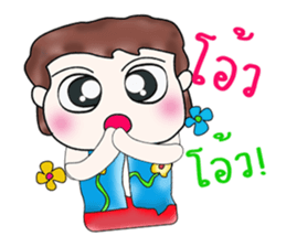 Mr. Satoru. Hello! ^___^ sticker #13682201