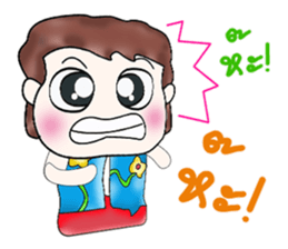 Mr. Satoru. Hello! ^___^ sticker #13682205