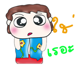 Mr. Satoru. Hello! ^___^ sticker #13682207