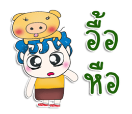 Mr. Mikio. Love pig.^__^ sticker #13682456
