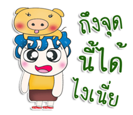 Mr. Mikio. Love pig.^__^ sticker #13682459