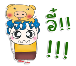 Mr. Mikio. Love pig.^__^ sticker #13682460
