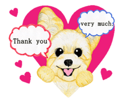 Yorkshire Terrier motion sticker sticker #13682462