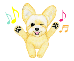 Yorkshire Terrier motion sticker sticker #13682464