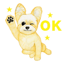 Yorkshire Terrier motion sticker sticker #13682467