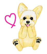 Yorkshire Terrier motion sticker sticker #13682472