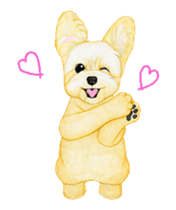 Yorkshire Terrier motion sticker sticker #13682481