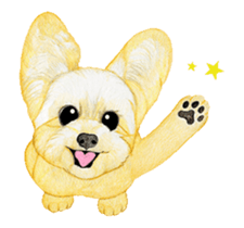 Yorkshire Terrier motion sticker sticker #13682484