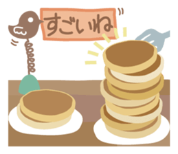 Small "Forest Cafe" *Winter menu* sticker #13682509