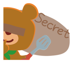 Small "Forest Cafe" *Winter menu* sticker #13682510