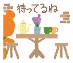 Small "Forest Cafe" *Winter menu* sticker #13682521