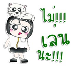 Mr. Kentaro. Love cat.^__^ sticker #13682832