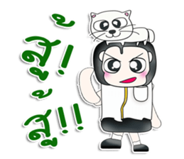 Mr. Kentaro. Love cat.^__^ sticker #13682840