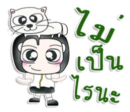 Mr. Kentaro. Love cat.^__^ sticker #13682844