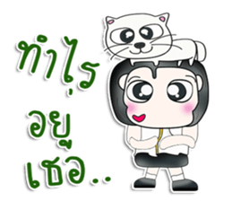 Mr. Kentaro. Love cat.^__^ sticker #13682847