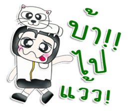 Mr. Kentaro. Love cat.^__^ sticker #13682849