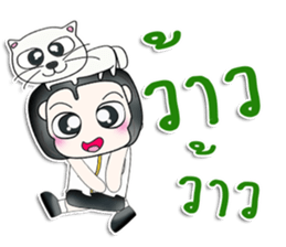 Mr. Kentaro. Love cat.^__^ sticker #13682855