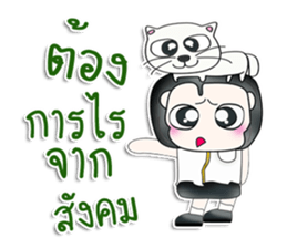 Mr. Kentaro. Love cat.^__^ sticker #13682857