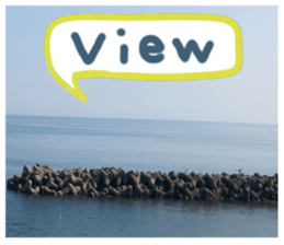 Picture sticker of the landscape sticker #13683237