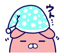 Taremimi-rabbit sticker #13683412