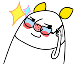 Small freckle fortunate sticker #13683514