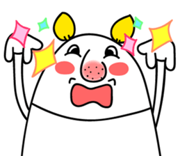 Small freckle fortunate sticker #13683516